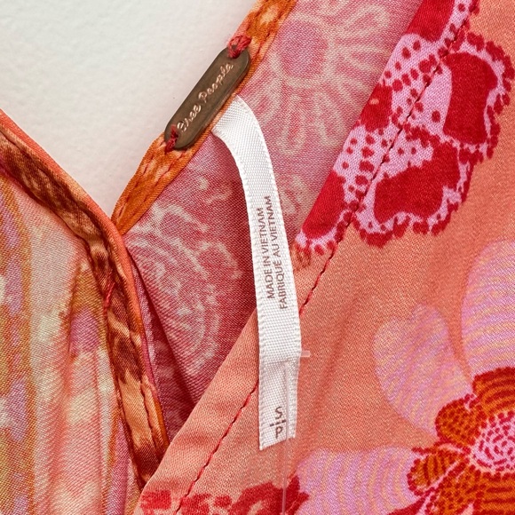 Free People Tied To You Tank Top Shirt Lemonade Combo Size S - Picture 10 of 10